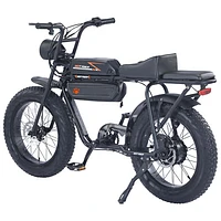 Gotyger EarthRider Fat Tire Electric Cargo Bike (500W Motor/ Up to 45km Battery Range) - Black