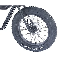Gotyger EarthRider Fat Tire Electric Cargo Bike (500W Motor/ Up to 45km Battery Range) - Black