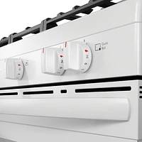 Frigidaire 30" 5.1 Cu. Ft. 5-Burner Freestanding Gas Range (FCRG3052BW) - White