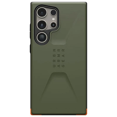 Étui rigide ajusté Civilian d'UAG pour Galaxy S24 Ultra - Vert