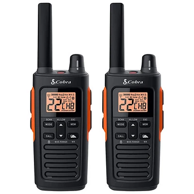 Radios bidirectionnelles de Cobra (RX680) - Ensemble de 2