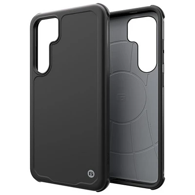 Étui rigide ajusté Carbon de CLCKR pour Galaxy S24+ (Plus) - Noir