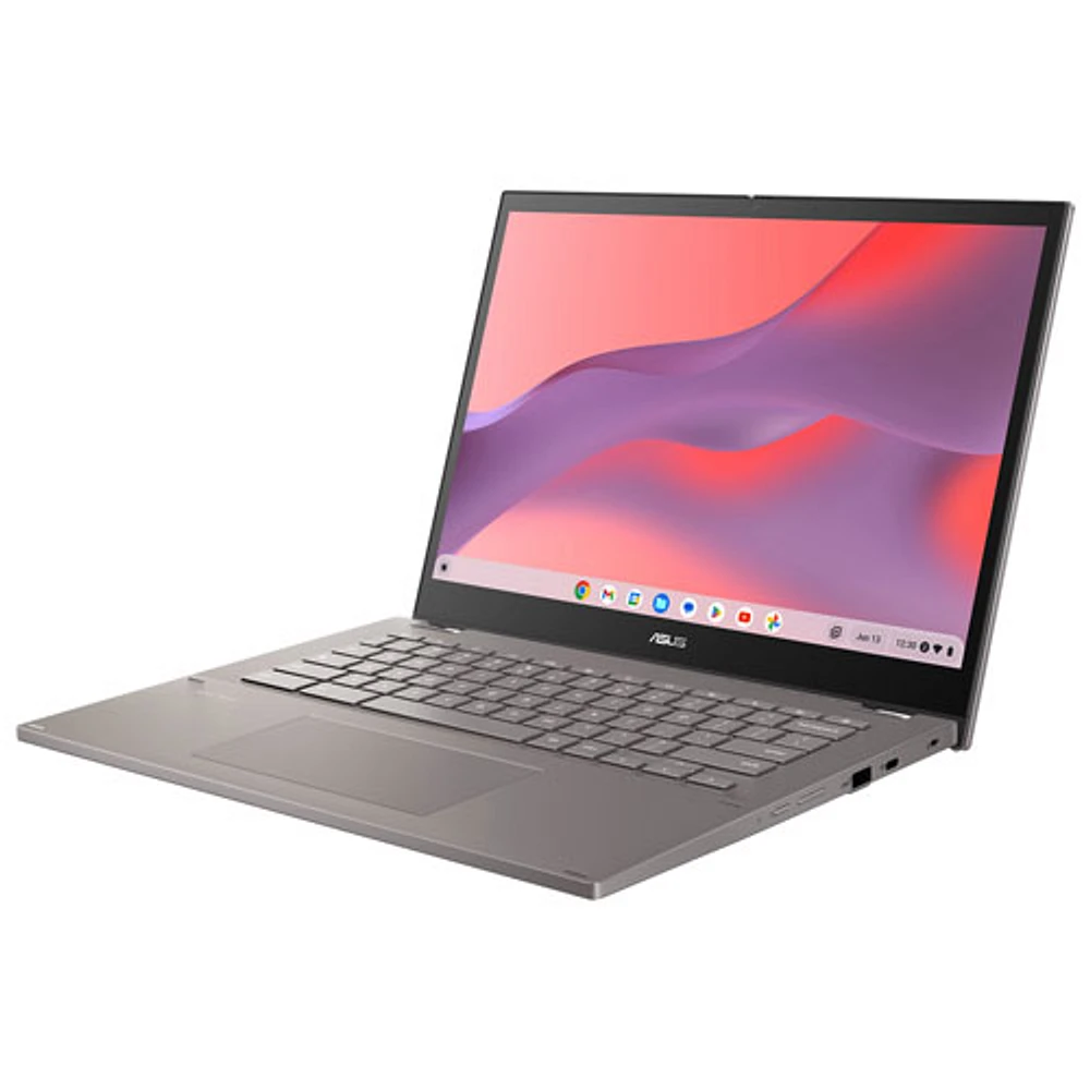 Chromebook Plus à écran tactile 14 po CM34 Flip d'ASUS avec Gemini Advanced pendant 1 an (Ryzen 5 7520C d'AMD/SSD 256 Go/RAM 8 Go)