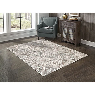 Carpette de 7 x 9 pi Sandra - Beige