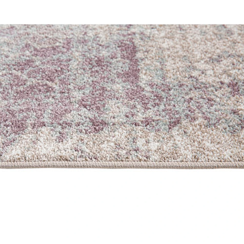 Carpette de 5 x 8 pi Pearl - Blanc/Beige/Bleu