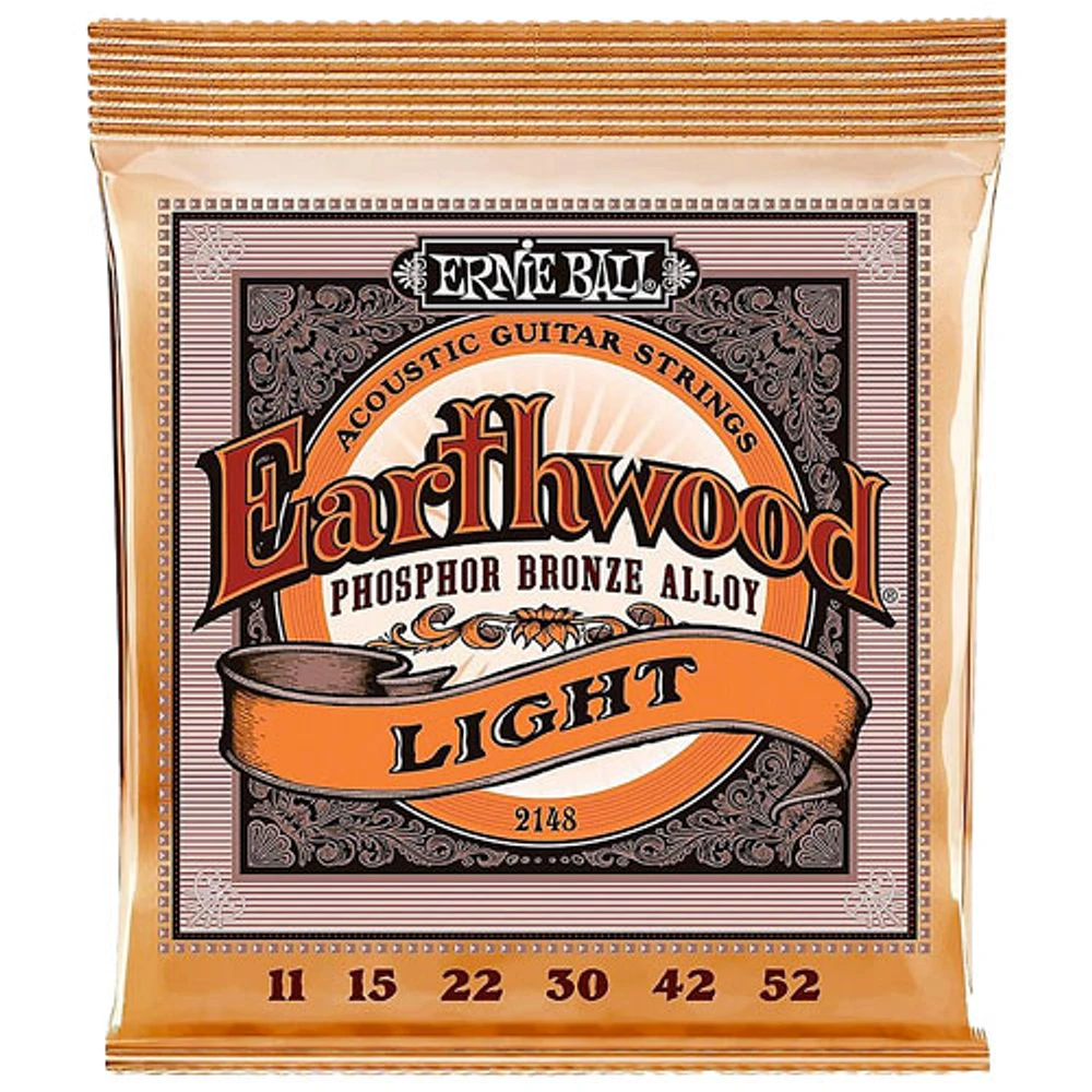 Ernie Ball Earthwood 0.011 - 0.052 Phosphor Bronze Alloy Acoustic Guitar String (P02148)