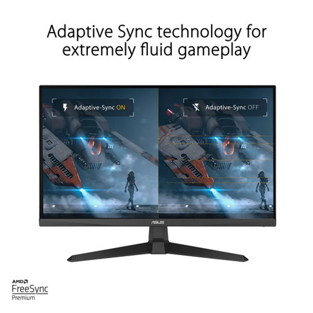 Moniteur de jeu DEL IPS HD intégrale 180 Hz de 23,8 po TUF d'ASUS avec temps de réponse de 1 ms gris à gris (VG249Q3A)
