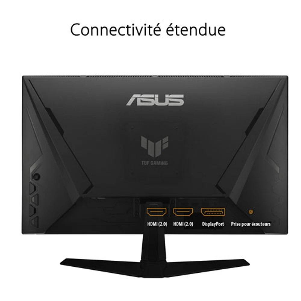 Moniteur de jeu DEL IPS HD intégrale 180 Hz de 23,8 po TUF d'ASUS avec temps de réponse de 1 ms gris à gris (VG249Q3A)