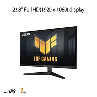 Moniteur de jeu DEL IPS HD intégrale 180 Hz de 23,8 po TUF d'ASUS avec temps de réponse de 1 ms gris à gris (VG249Q3A)