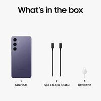 Galaxy S24 de 128 Go de Samsung - Violet cobalt - Déverrouillé