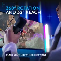 Logitech G Yeticaster GX Dynamic Supercardioid Gaming LIGHTSYNC RGB Gaming Microphone & Boom Arm Bundle - Only at Best Buy