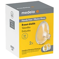 Téterelles mains libres de Medela - 21 mm - Lot de 2
