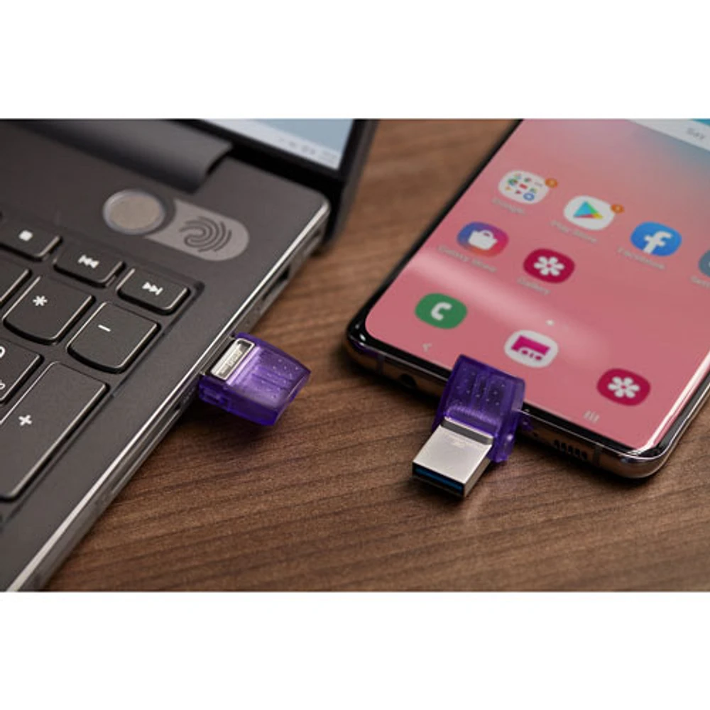 Clé USB 3.2 DataTraveler microDuo 3C de Go de Kingston