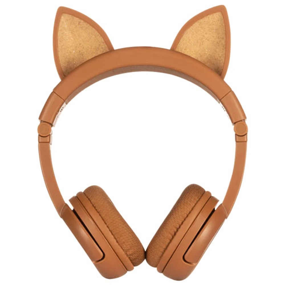 Casque d'écoute Bluetooth BuddyPhones PlayEars+d'Onanoff - Renard brun