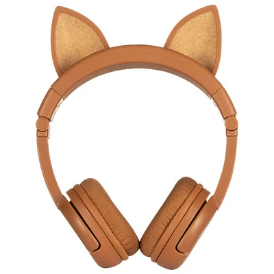Casque d'écoute Bluetooth BuddyPhones PlayEars+d'Onanoff - Renard brun