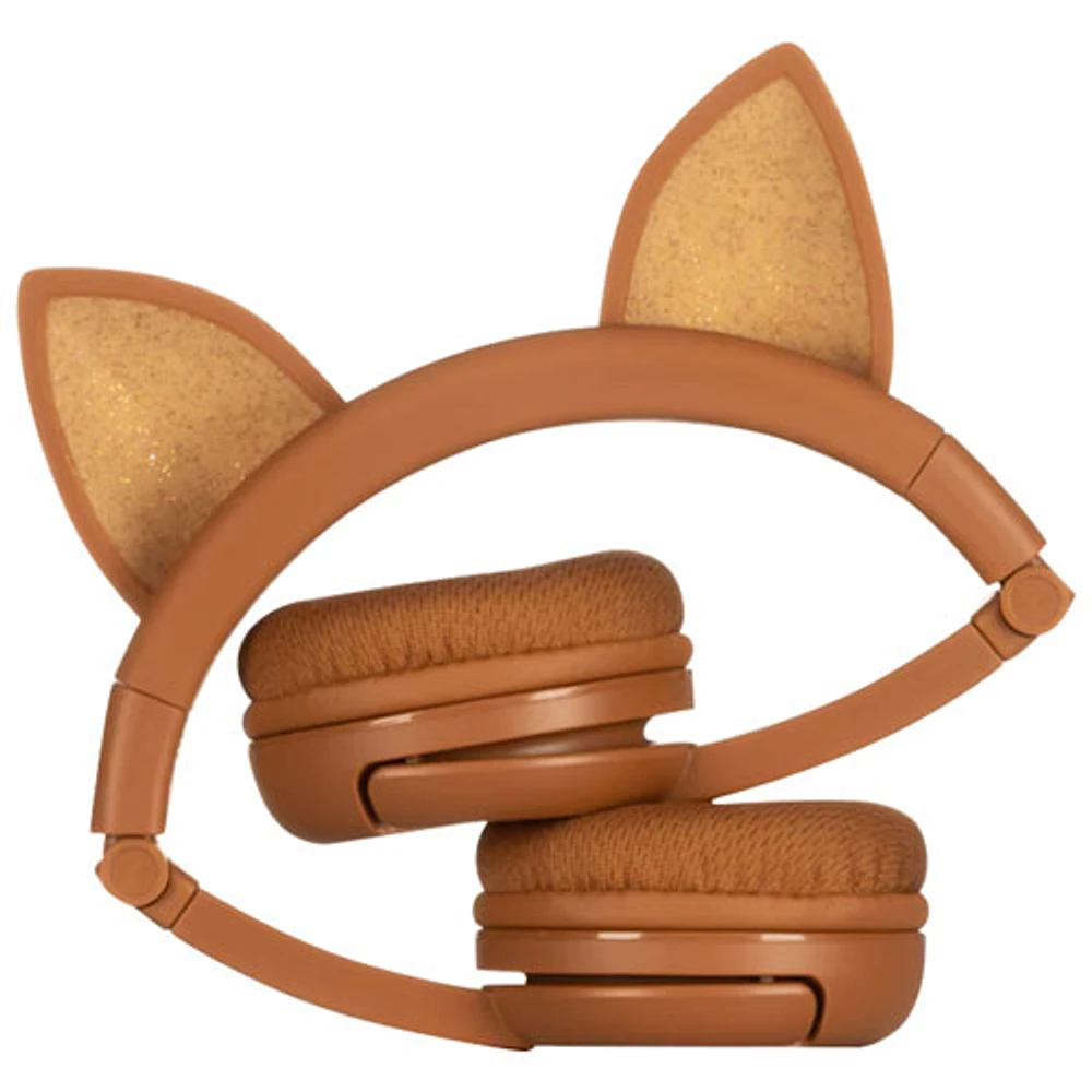 Casque d'écoute Bluetooth BuddyPhones PlayEars+d'Onanoff - Renard brun