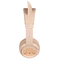 Casque d'écoute Bluetooth BuddyPhones PlayEars+d'Onanoff - Chat rose