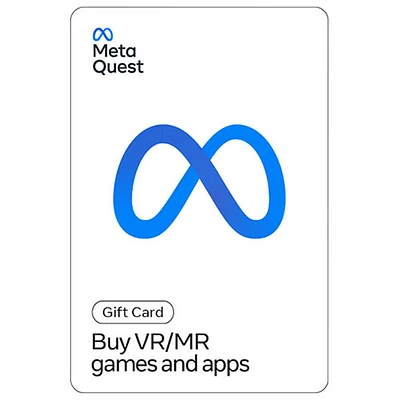 Carte-cadeau Meta Quest - 30 $ - Téléchargement