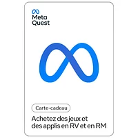 Carte-cadeau Meta Quest - 30 $ - Téléchargement