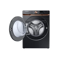Samsung 5.8 Cu. Ft. High Efficiency Front Load Steam Washer (WF50BG8300AVUS) - Black Stainless Steel