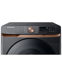 Samsung 5.8 Cu. Ft. High Efficiency Front Load Steam Washer (WF50BG8300AVUS) - Black Stainless Steel