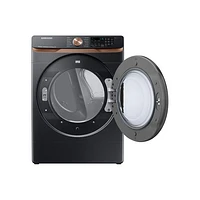 Sécheuse électrique à vapeur de 7,5 pi³ de Samsung (DVE50BG8300VAC) - Acier inoxydable noir