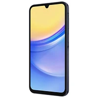Fido Samsung Galaxy A15 5G 128GB - Blue/Black - Monthly Financing