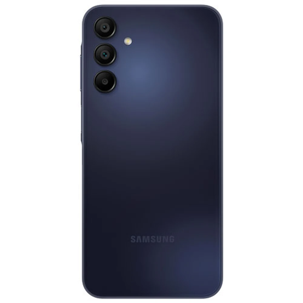 Fido Samsung Galaxy A15 5G 128GB - Blue/Black - Monthly Financing