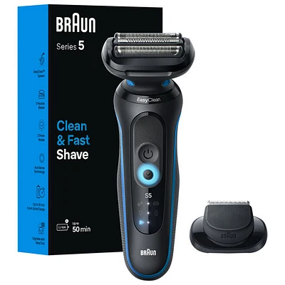 Rasoir avec ou sans mousse de série 5 de Braun (5118s)
