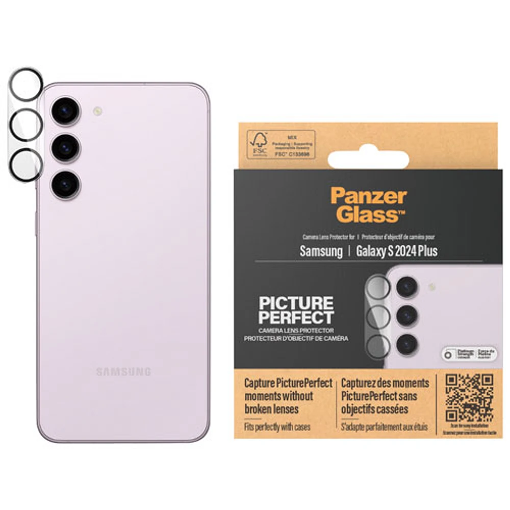Protecteur de lentille de caméra PicturePerfect de PanzerGlass pour Galaxy S24+ (Plus)