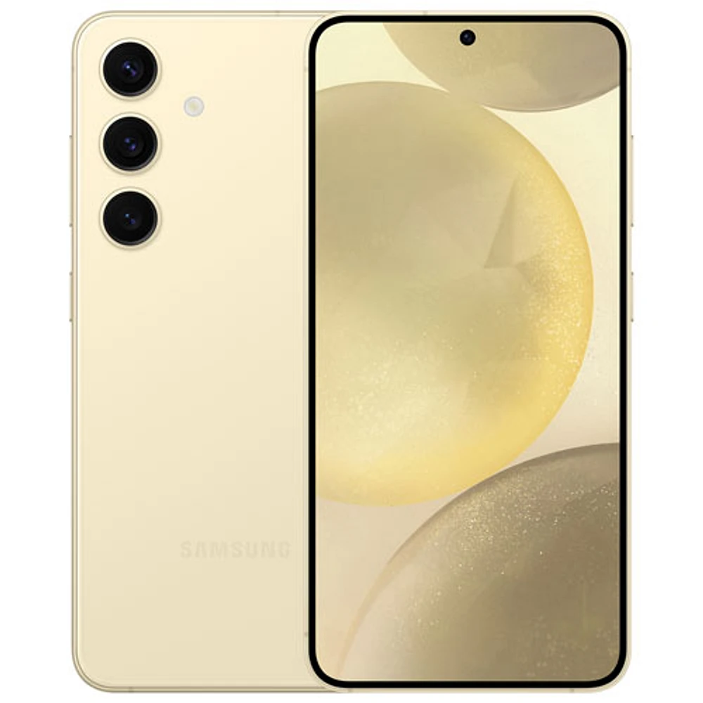 Galaxy S24 de 256 Go de Samsung avec Fido - Jaune ambre - Financement mensuel
