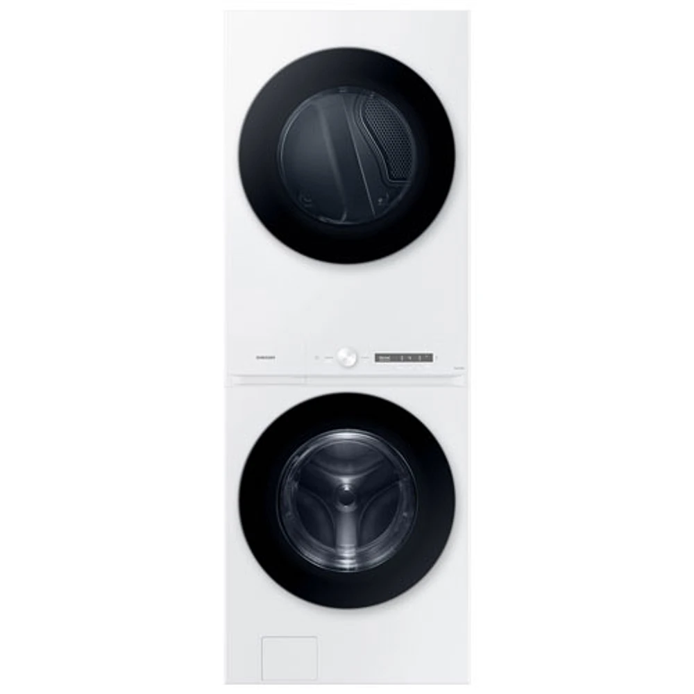 Samsung 5.3 Cu. Ft. Electric Washer & 7.6 Cu. Ft. Dryer Laundry Hub (WH46DBH550EWAC) - White - Only at Best Buy