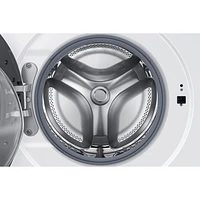 Samsung 5.3 Cu. Ft. Electric Washer & 7.6 Cu. Ft. Dryer Laundry Hub (WH46DBH550EWAC) - White - Only at Best Buy