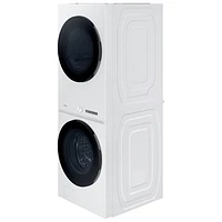 Samsung 5.3 Cu. Ft. Electric Washer & 7.6 Cu. Ft. Dryer Laundry Hub (WH46DBH550EWAC) - White - Only at Best Buy