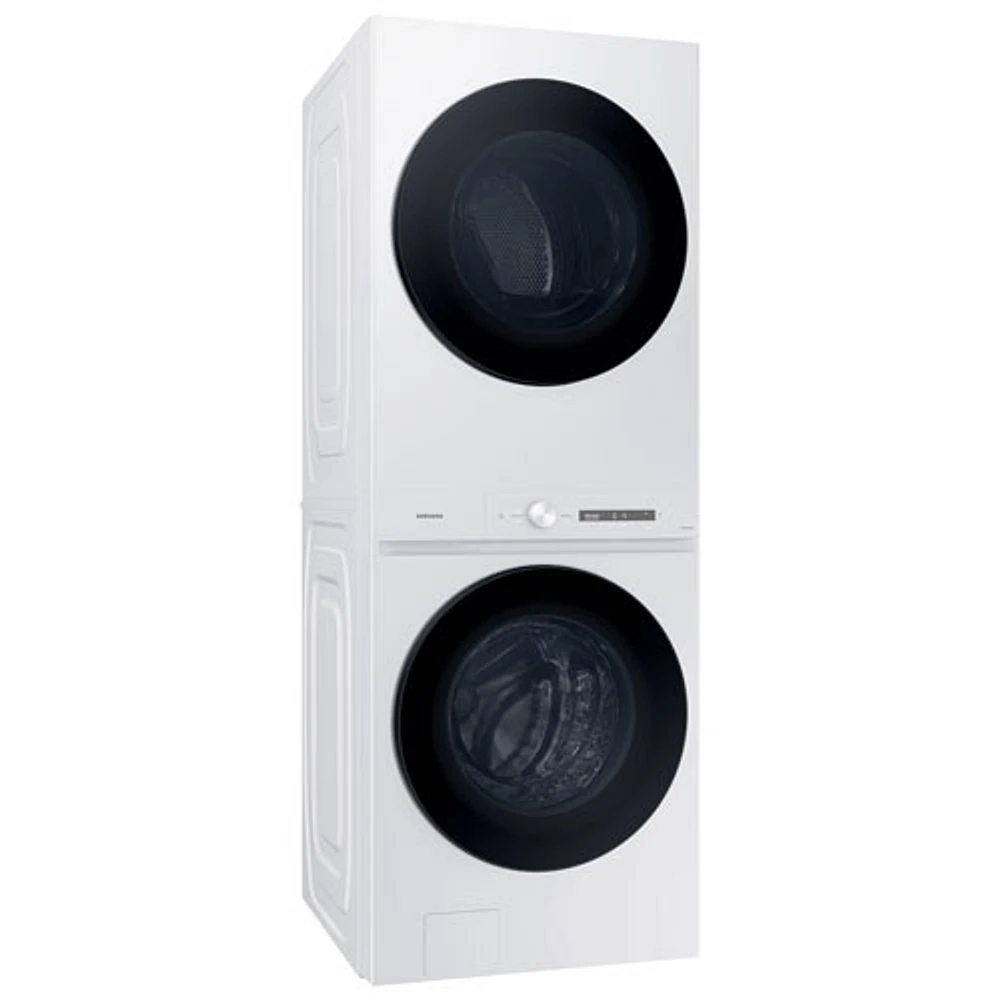 Samsung 5.3 Cu. Ft. Electric Washer & 7.6 Cu. Ft. Dryer Laundry Hub (WH46DBH550EWAC) - White - Only at Best Buy