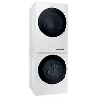Samsung 5.3 Cu. Ft. Electric Washer & 7.6 Cu. Ft. Dryer Laundry Hub (WH46DBH550EWAC) - White - Only at Best Buy