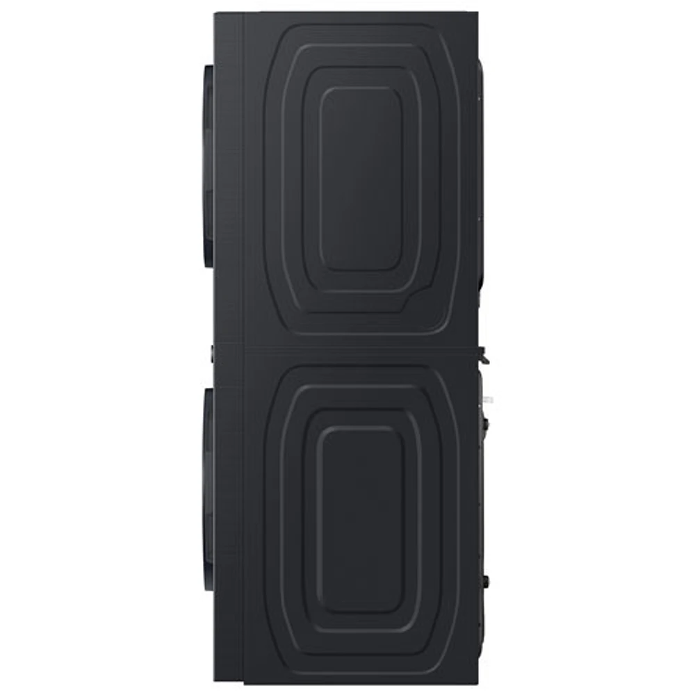 Samsung 5.3 Cu. Ft. Electric Washer & 7.6 Cu. Ft. Dryer Laundry Hub (WH46DBH550EVAC) - Black Stainless