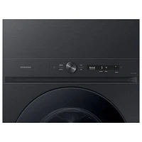 Samsung 5.3 Cu. Ft. Electric Washer & 7.6 Cu. Ft. Dryer Laundry Hub (WH46DBH550EVAC) - Black Stainless
