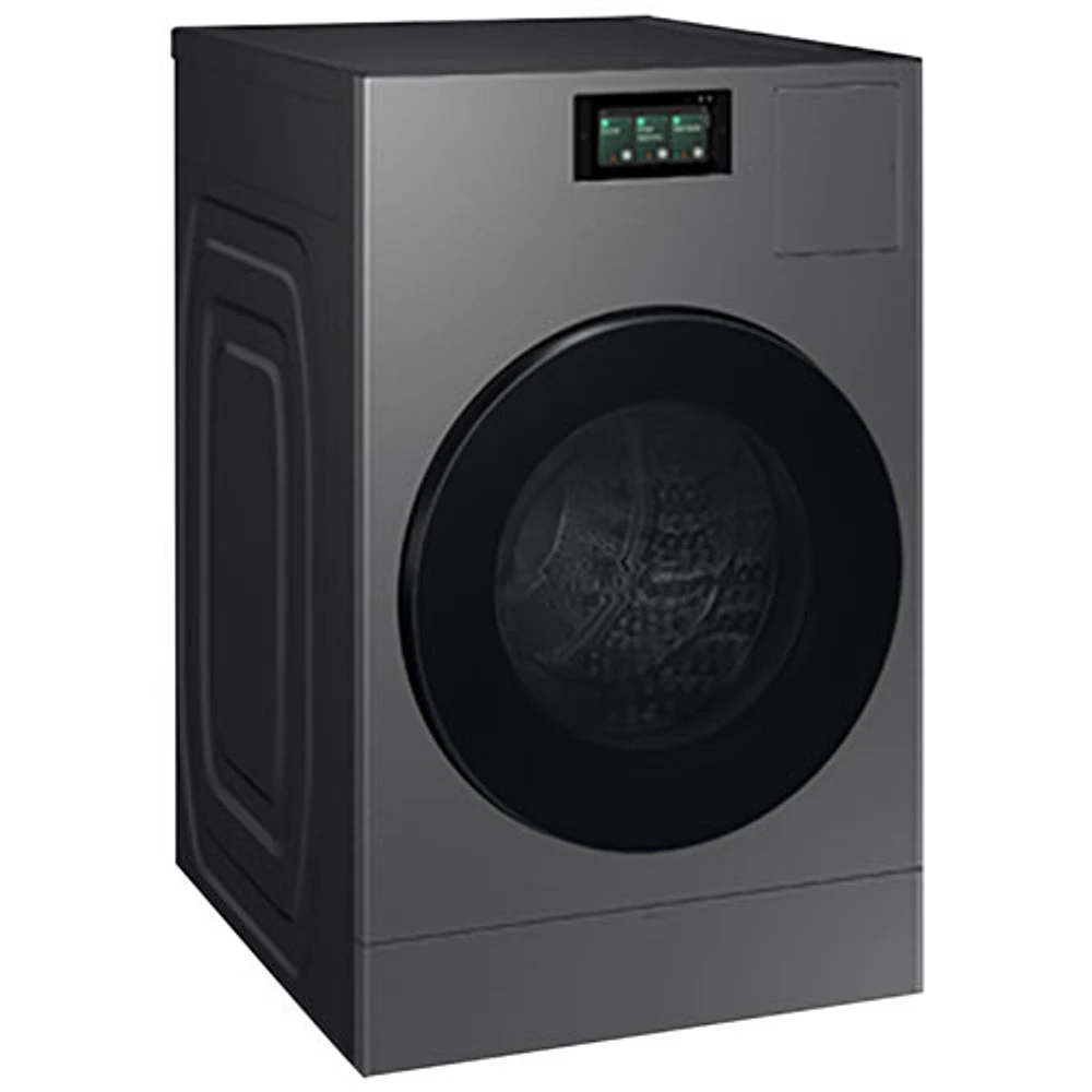 Laveuse-sécheuse à pompe à chaleur hybride de 6,1 pi³ de Samsung (WD53DBA900HZA1) - Acier foncé