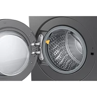 Laveuse-sécheuse à pompe à chaleur hybride de 6,1 pi³ de Samsung (WD53DBA900HZA1) - Acier foncé