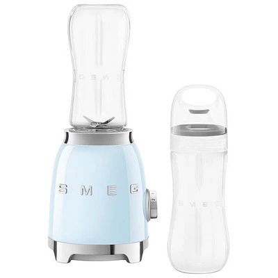 Smeg 0.6L Personal Blender - Pastel Blue