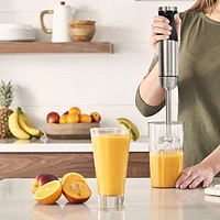 Kenmore 400-Watt Variable Speed Immersion Blender with Food Chopper and Whisk - Silver/Black
