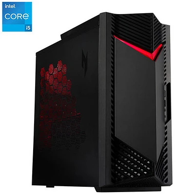 Ordinateur de jeu Nitro N50 d'Acer - Noir/Rouge (Core i5-14400F d'Intel/SSD 1 To/RAM 16 Go/GeForce RTX 4060/Windows 11)