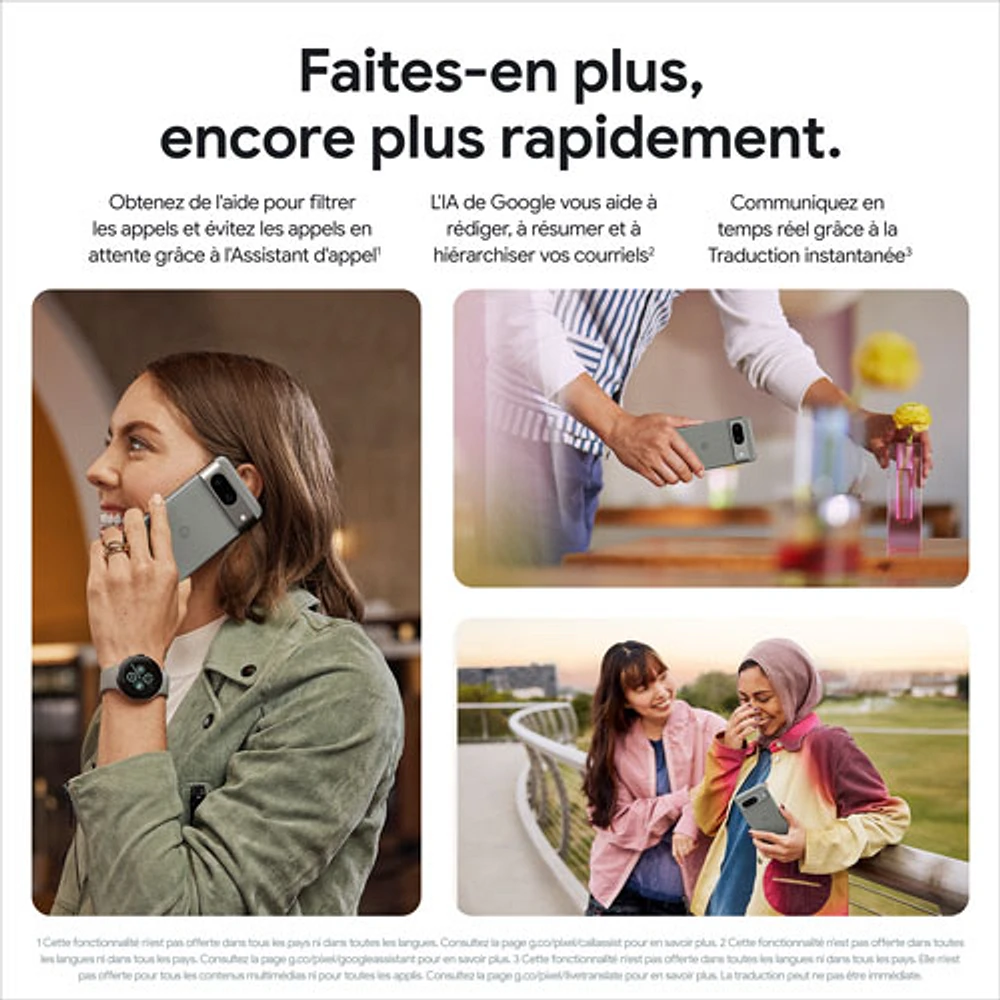 Pixel 8 de 128 Go de Google offert par Rogers - Noir volcanique - Financement mensuel