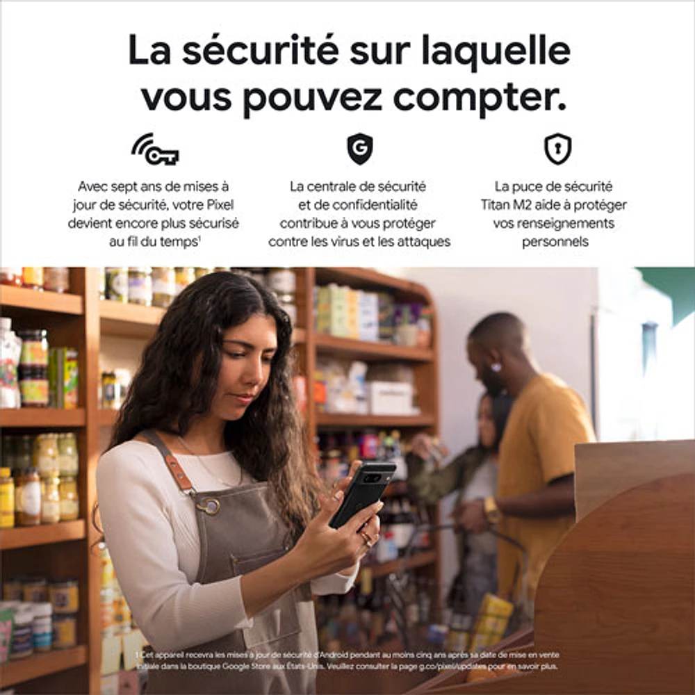 Pixel 8 de 128 Go de Google offert par Rogers - Noir volcanique - Financement mensuel