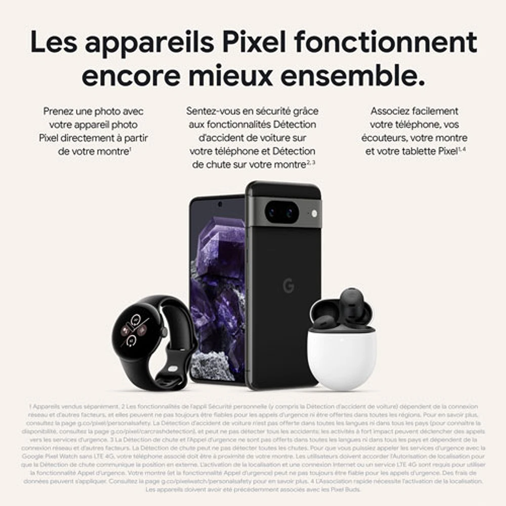 Pixel 8 de 128 Go de Google offert par Rogers - Noir volcanique - Financement mensuel