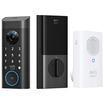 Serrure intelligente vidéo avec carillon Security E330 d'eufy