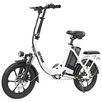 Vélo de ville électrique repliable OTTO de Gotrax (moteur de 350 W/autonomie de 40 km/vitesse maximale de 25 km/h) - Blanc
