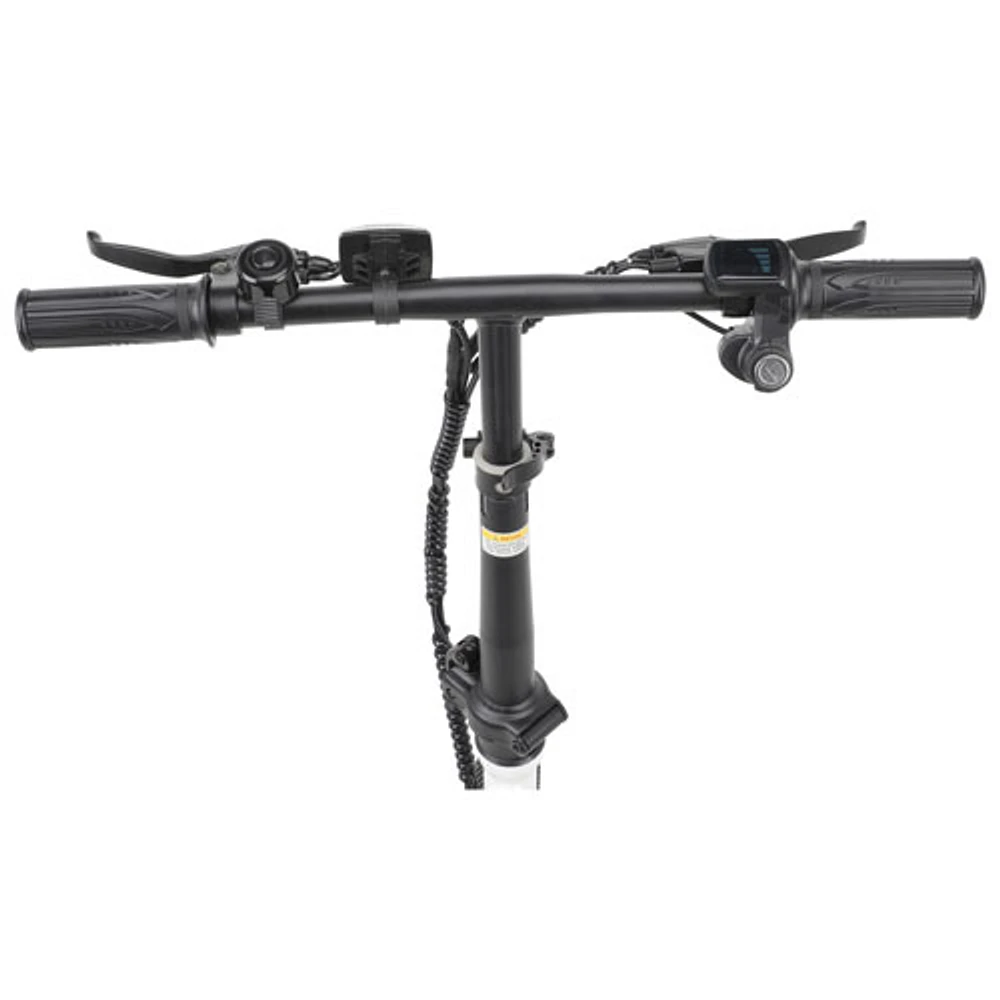 Vélo de ville électrique repliable OTTO de Gotrax (moteur de 350 W/autonomie de 40 km/vitesse maximale de 25 km/h) - Blanc