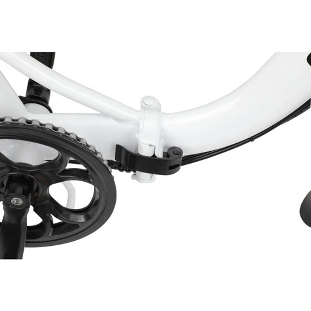 Vélo de ville électrique repliable OTTO de Gotrax (moteur de 350 W/autonomie de 40 km/vitesse maximale de 25 km/h) - Blanc